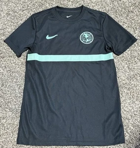 Nike Club America Jersey Youth Medium Black Green Embroidered - Picture 1 of 3