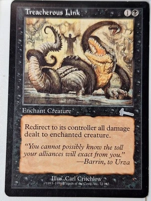 Treacherous Link - Urza's Legacy - Magic the Gathering MTG Nice! - Image 1 of 3