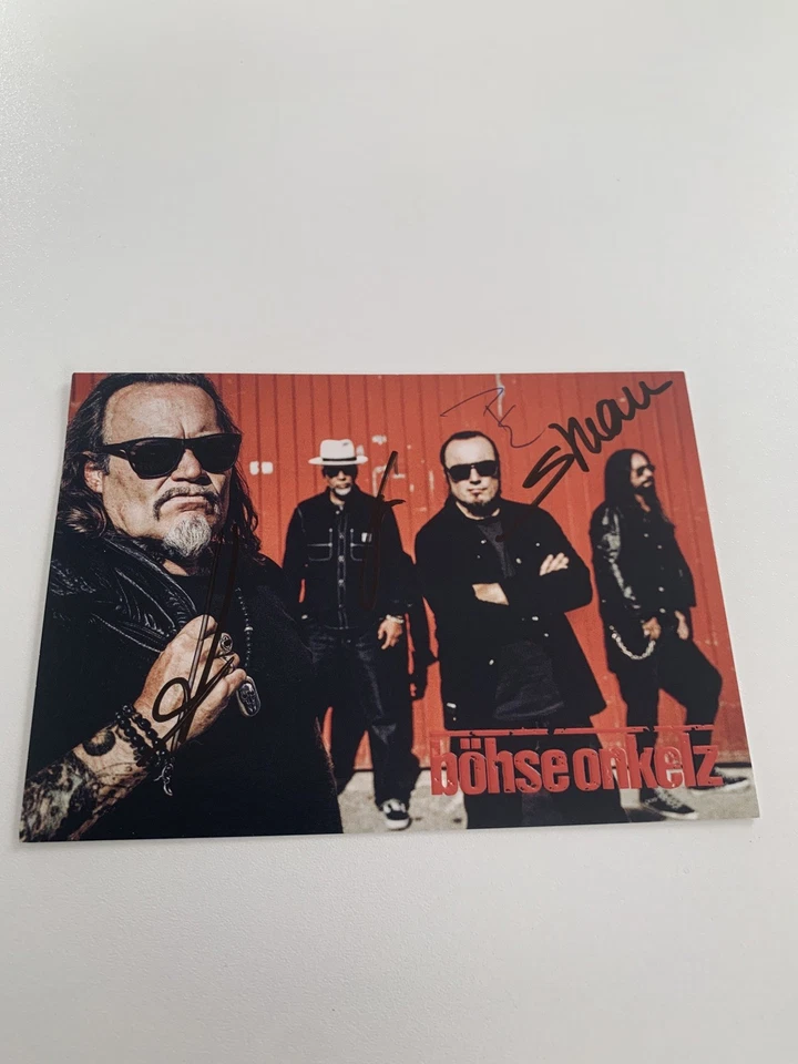 Autogrammkarte von Böhse Onkelz ” Hier Sind Die Onkelz 2025 & Musik “ NEU - Bild 1 von 1