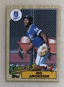 1987 Topps Future Stars #170 - Bo Jackson - Rookie RC Kansas City Royals - Picture 1 of 2