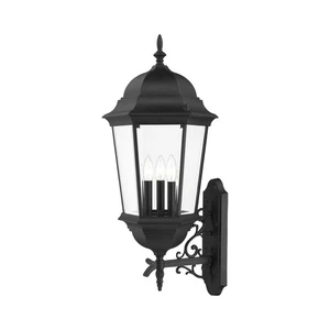 Hamilton - 3 Light Outdoor Wall Lantern in Traditional Style - 12.5 Inches wide - Picture 1 of 2