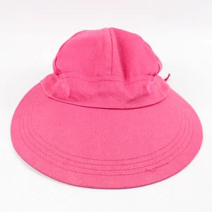 Betmar Women's Bucket Sun Hat Vented Knotted Cloche Pink Bow - Picture 1 of 5