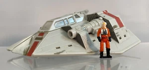 Transformers Star Wars Snowspeeder Luke Skywalker W/Micro Figure Hoth Incomplete - Picture 1 of 7
