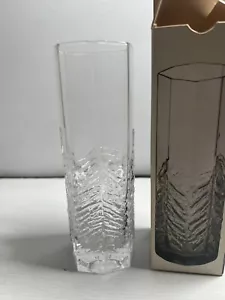 Kuusi Iittala Finland Tree Vase Tumbler Glass Jorma Vennola Boxed VINTAGE 7” - Picture 1 of 22