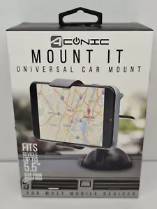 ACONIC MOUNT IT UNIVERSAL CAR MOUNT Fits devices up to 5.5" - Picture 1 of 2