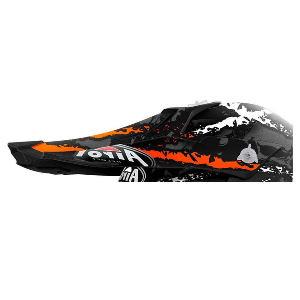Cascos de motocicleta Airoh Off Road Peak para Terminator Open Vision Carnage naranja Foto 1 de 1