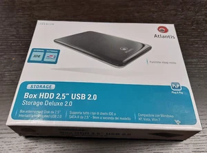 BOX ESTERNO alluminio per HDD 2,5" IDE PATA USB 2.0 - Afbeelding 1 van 2