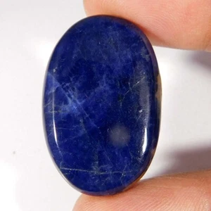 34,95 quilates. Piedra preciosa suelta cabujón ovalado de sodalita azul única natural sin tratar - Imagen 1 de 3