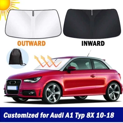 Nuevo Parabrisas Grueso Plegable Parasol para Audi A1 Tipo 8X 10-18 Visera Bloque UV Foto 1 de 4