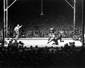 ROCKY MARCIANO vs ARCHIE MOORE 1955 8x10 Photo Print - Picture 1 of 1