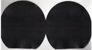 Tischtennisbelag Noppengummi 2 Stk. Schwarz - Bild 1 von 1