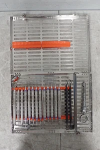 Lot of 16 Hu-Friedy Everedge 2.0 Dental Instruments w/ IMS Cassette 8" x 11" - Picture 1 of 15