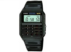 NEU CASIO RETRO HERREN DIGITAL SCHWARZ RECHNER KLASSISCHE UHR CA53W-1ER UVP £69 - Bild 1 von 5