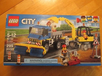 NISB LEGO City Construction Sweeper & Excavator (60152) - Image 1 of 4