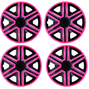4x 16" Wheel Trims Hub Caps 16 Inch Wheel Cover Trim ABS Plastic Trim AKTN PINK - Picture 1 of 4