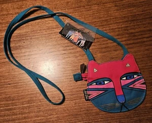 Laurel Burch Cutout Blossoming Feline Cat Shoulder Purse - LB 4460F - Small - Picture 1 of 14