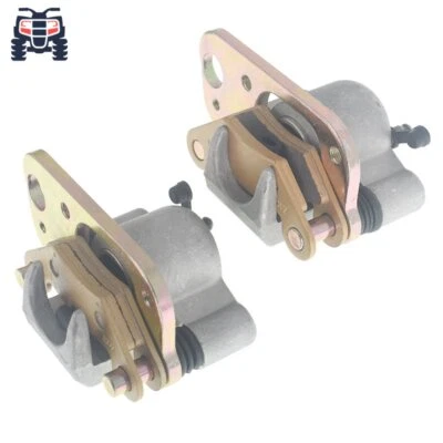 Front Brake Calipers For Polaris Trail Blazer 250 400 Trail Boss 325 330 W/Pads - Image 1 of 4