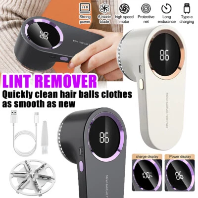 Roupas elétricas pílula fiapos removedor de penugem tecidos suéter fuzz barbeador doméstico - Imagem 1 de 4