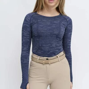 Kennedy Seamless Longsleeve Shirt - Navy Camo - Damen - Bild 1 von 5
