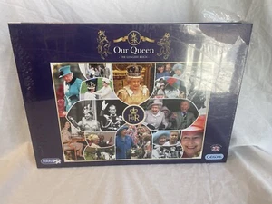 Our Queen The Longest Reign 1000 Pieces Gibsons Jigsaw Puzzle New British 🔥🔥 - Picture 1 of 8
