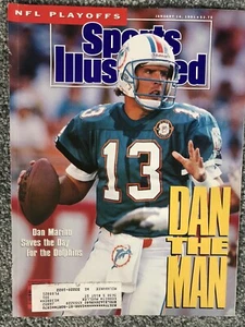 SPORTS ILLUSTRATED, JAN 1991; COVER: DAN MARINO, MIAMI DOLPHINS - Picture 1 of 1