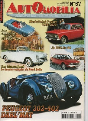 French Automobilia - La Revue De L' Histoire Automobile Magazine - August 2002 - Image 1 of 2