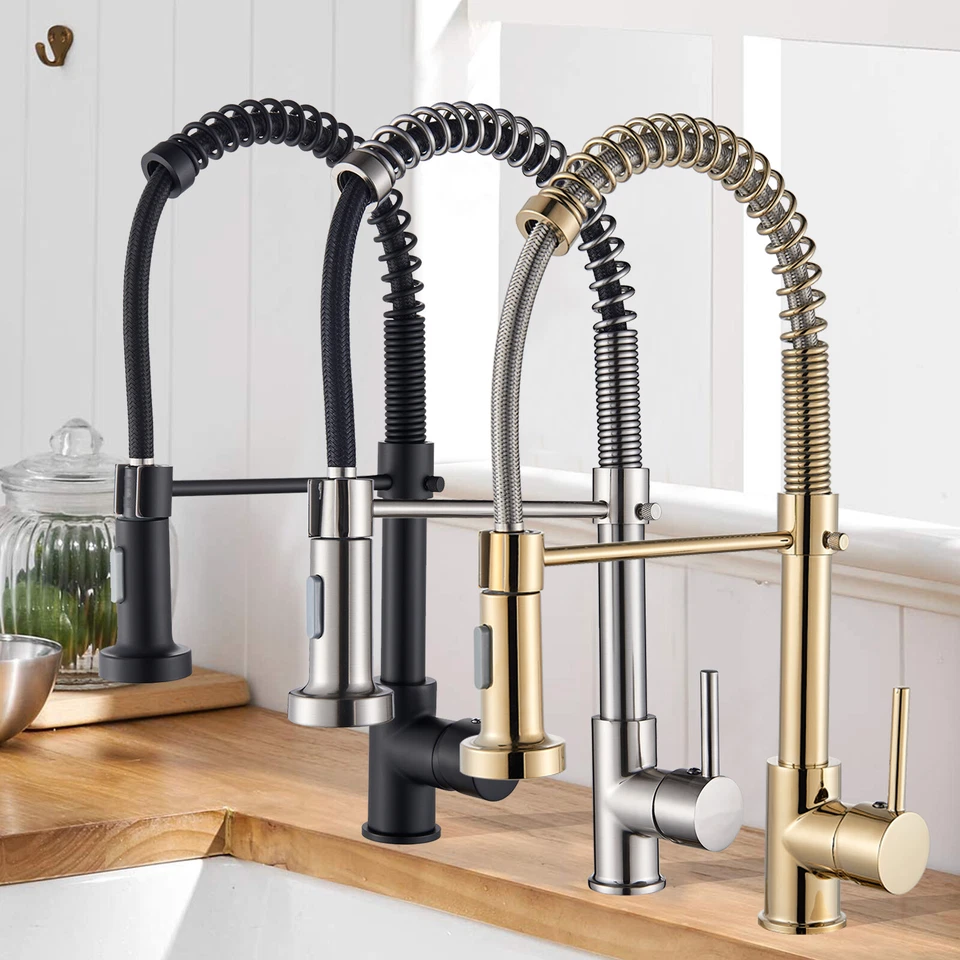 Modern Kitchen Tap Monobloc Single Lever Sink Mixer Tap with Pull Out Hose Spray - Image 1 of 1