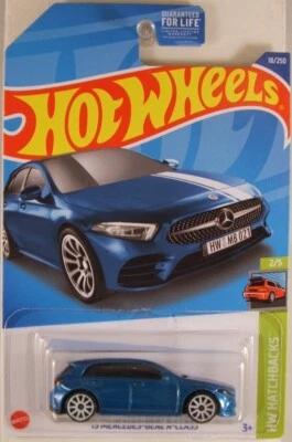HOT WHEELS #2022-018 '19 Mercedes-Benz A-Class on US long card (NEW) - Image 1 of 2