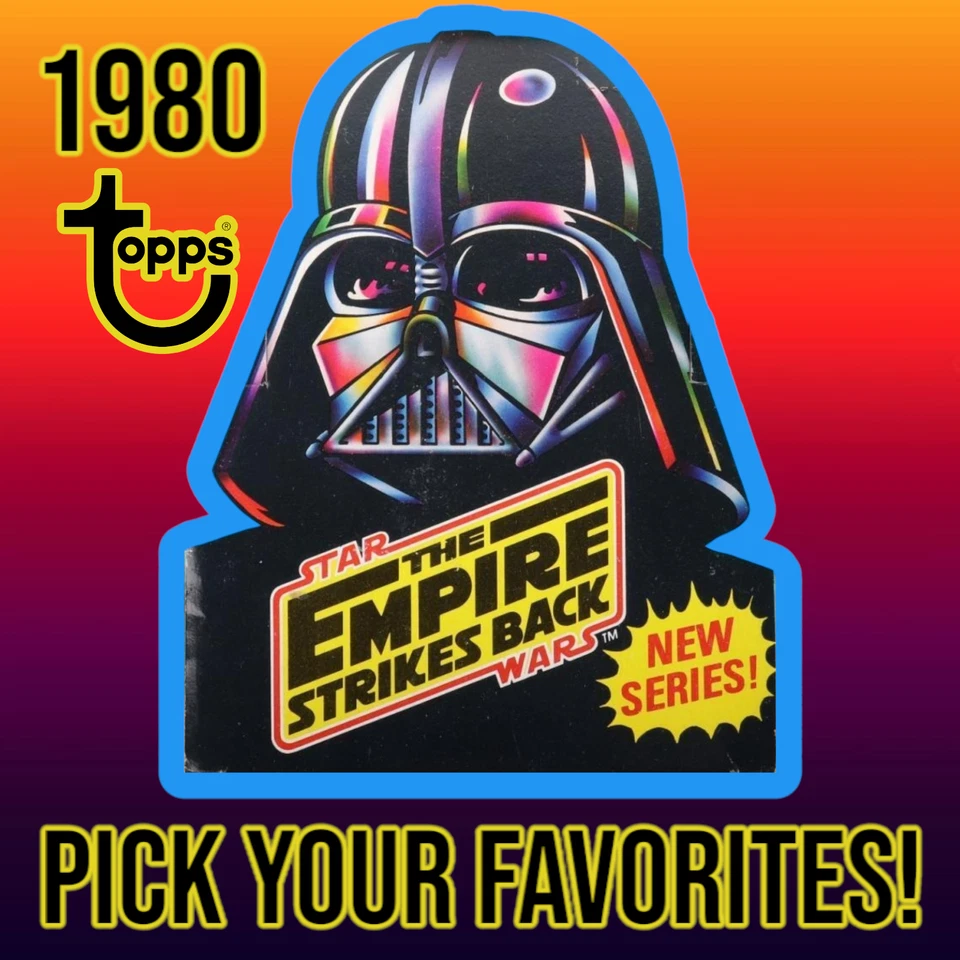1980 Topps Star Wars: The Empire Strikes Back - Blue Sticker Cards - You Pick - Image 1 of 1