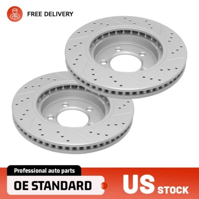 Передние перфорированные тормозные диски для 2006 2007-2010 Ford Explorer Mercury Mountaineer - Изображение 1 из 4