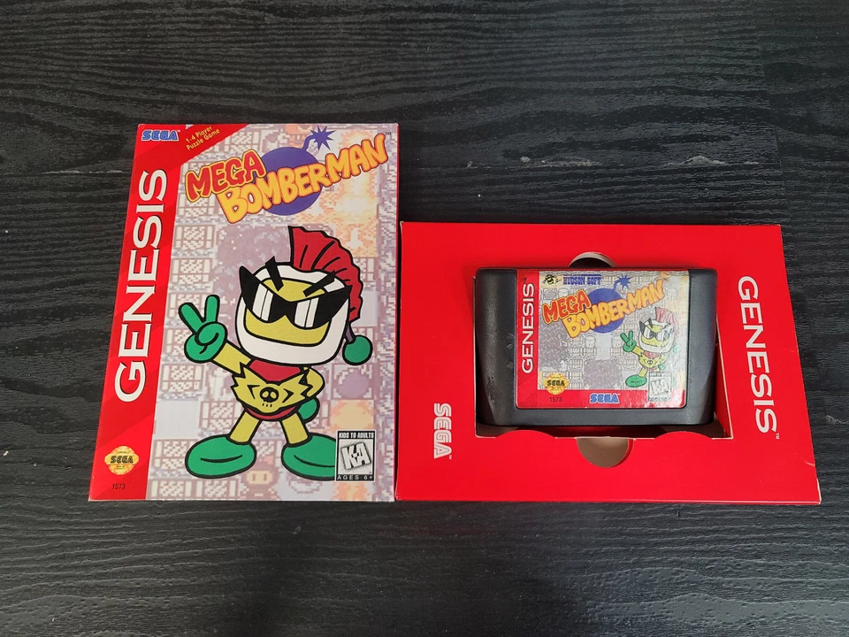 Mega Bomberman for Sega Genesis In Box IB Great Shape PU - Image 1 of 4