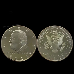 1Pc Joe Biden 2021 Collectibles Commemorative Challenge Souvenir President Coin - Picture 1 of 7