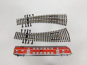 CT639-0,5# 2x Pilz/Tillig H0/DC Bogenweiche/weiche: links + rechts, sehr gut - Bild 1 von 3