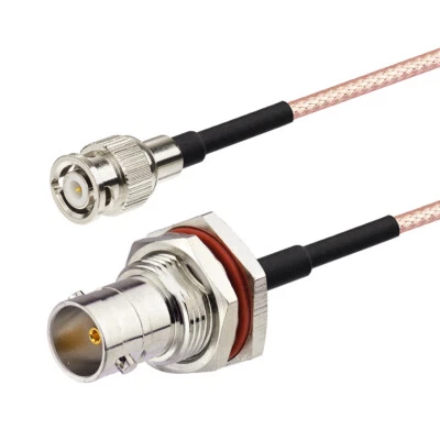 Mini BNC Male to BNC Female 75Ohm Cable 30cm for HD SDI 3G SDI Recorder Camera - Image 1 of 4