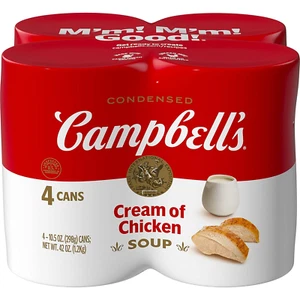 Campbell's Condensed Chicken Noodle Soup, 10.75 Ounce Can Pack of 4 - Picture 1 of 11