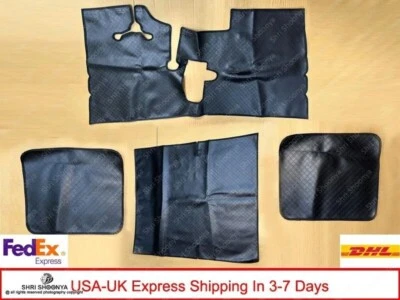 Jeep Willys LHD Complete Floor Mat Set for CJ2A CJ3B -Front & Rear - Imagem 1 de 4