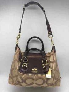 Pre-Owned Coach Gold Size Medium Top Handle Shoulder Bag - Picture 1 of 6