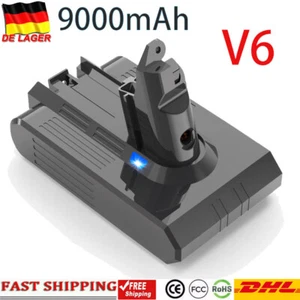 Original 9000mAh Akku für Dyson V6 Animal DC58 DC59 DC62 SV03 SV06 SV05 SV08 DHL - Bild 1 von 7