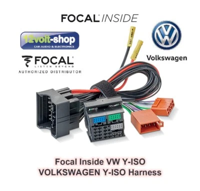 Focal Inside VW SKODA Y-ISO Harness for 4-ch audio amplifier addition - Image 1 of 4
