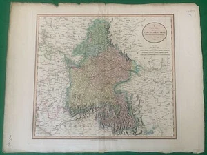 ORIGINAL MAP CIRCLE OF BAVARIA 1799 - Picture 1 of 1