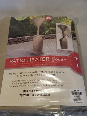 Allen Heavy-Duty Patio Heater Cover TaN Zippered Closure 30" Diameter x 94" Tall - Image 1 of 4