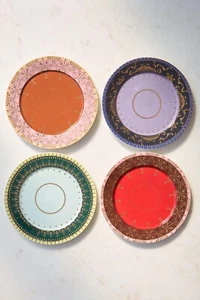 Juego de 4 platos de postre de gres Anthropologie The Honora - Imagen 1 de 11