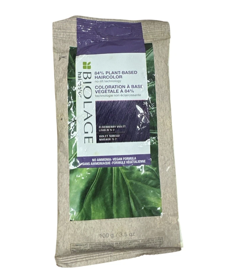 Color de cabello a base de plantas Matrix Biolage saúco violeta nivel 5-7 - 3,5 oz Foto 1 de 1