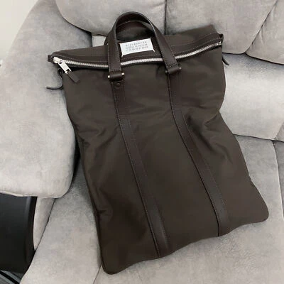 Сумка с короткими ручками Maison Margiela овиновая кожа текстильные волокна сделано в Италии из Японии yb678 - Изображение 1 из 4