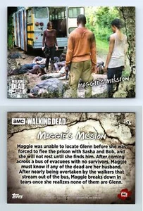 Maggie's Mission #56 The Walking Dead Road To Alexandria 2018 Topps Trading Card - Picture 1 of 1