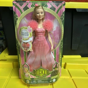 Mattel WICKED singende Glinda Puppe 1. Edition rosa Kleid falsche URL neu - Bild 1 von 6