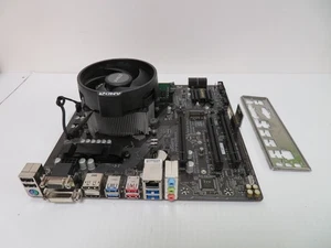 GIGABYTE GA-AB350M-D3H Motherboard + Ryzen 3 2200G CPU + 16GB RAM COMBO LOT - Picture 1 of 6