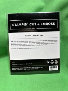 Stampin Up - Thanks & Beyond Papierkürbis Stanzen - Bild 1 von 2