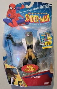 MARVEL EL ESPECTACULAR HOMBRE ARAÑA SERIE ANIMADA LAGARTO FIGURA 6" 2008 NUEVO *EE. UU.* - Imagen 1 de 4