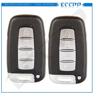 2 For Hyundai Sonata 2011 2012 2013 2014 Remote Keyless Entry System 4 Buttons - Image 1 of 4
